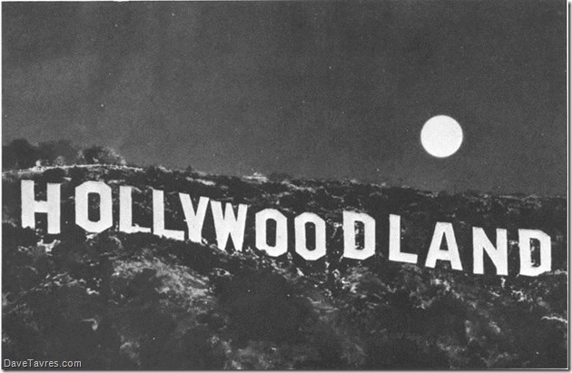 Hollywoodland by moonlight