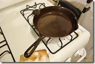 My first cast iron skillet - reconditioning - Finished!